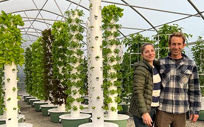 Vertical farming with Tower Farms in Italy